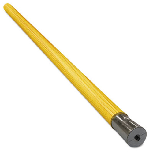 Boardwalk Lie-Flat Screw-In Mop Handle  Lacquered Wood  1 1 8 dia x 54  Natural (UNS 833)