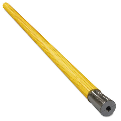Boardwalk Lie-Flat Screw-In Mop Handle  Lacquered Wood  1 1 8 dia x 54  Natural (UNS 833)
