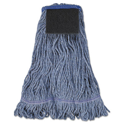 Boardwalk Mop Head  Loop-End  Cotton With Scrub Pad  Large  12 Carton (UNS 903BL)