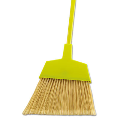 Boardwalk Poly Bristle Angler Broom  53  Handle  Yellow  12 Carton (UNS 932M)
