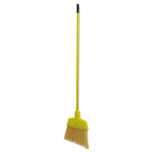 Boardwalk Poly Bristle Angler Broom  53  Handle  Yellow  12 Carton (UNS 932M)