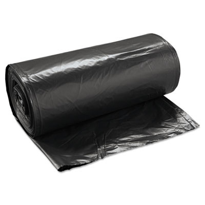 Boardwalk Low Density Repro Can Liners  60 gal  1 2 mil  38  x 58   Black  100 Carton (BWK 519)