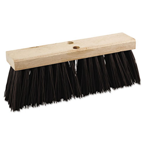 Boardwalk Street Broom Head  16  Wide  Polypropylene Bristles (BWK 73160)