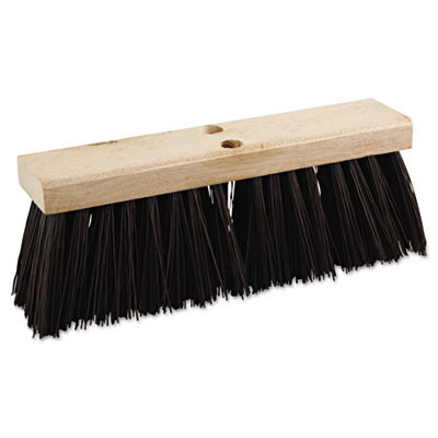 Boardwalk Street Broom Head  16  Wide  Polypropylene Bristles (BWK 73160)