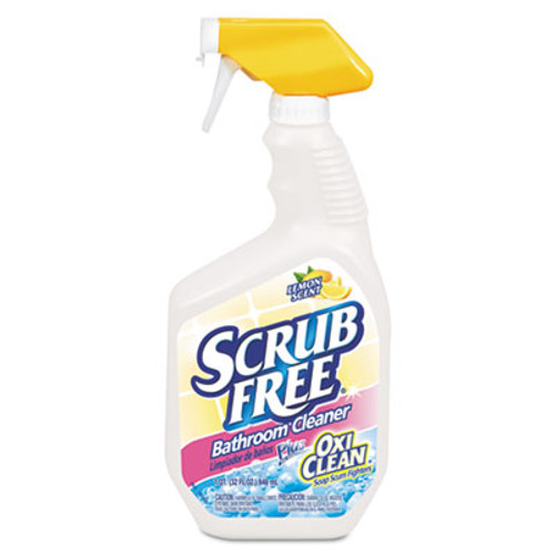 Arm & Hammer Scrub Free Soap Scum Remover  Lemon  32oz Spray Bottle  8 Carton (CDC 33200-35255)