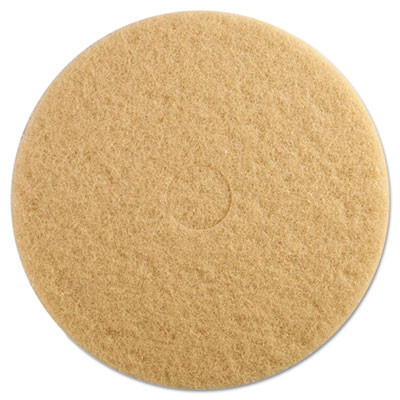 Boardwalk Tan Burnishing Floor Pads  19  Diameter  5 Carton (PAD 4019 ULT)