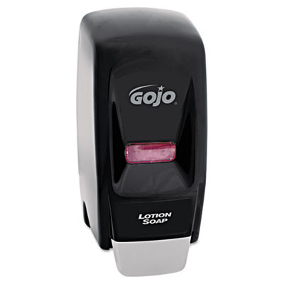 GOJO Bag-In-Box Liquid Soap Dispenser  800 mL  5 75  x 5 5  x 5 13   Black (GOJ 9033)