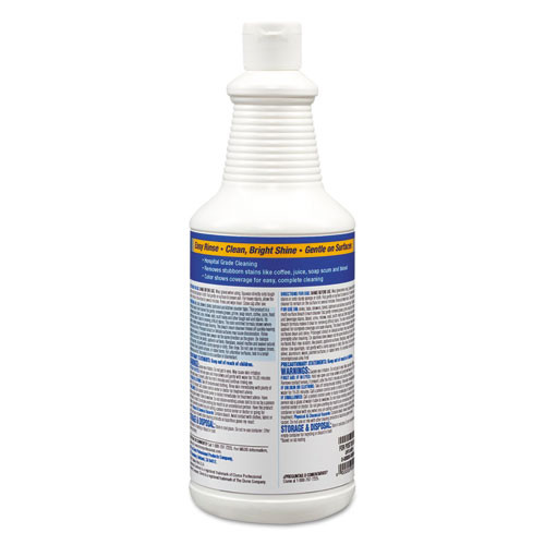 Clorox Bleach Cream Cleanser  Fresh Scent  32 oz Bottle  8 Carton (CLO 30613)