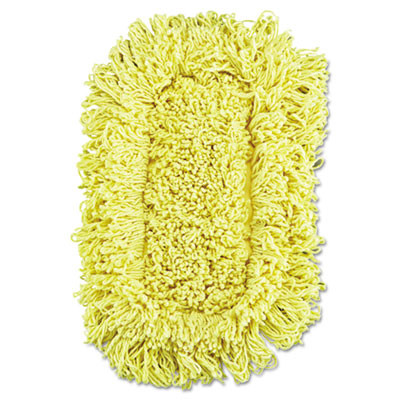 Rubbermaid Commercial Trapper Looped-End Dust Mop Head  12 x 5  Yellow  12 Carton (RCP J151-12)