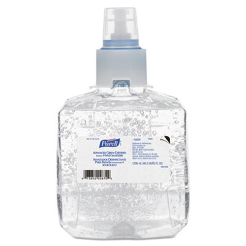 PURELL Advanced Hand Sanitizer Green Certified Gel Refill  1200 ml  Fragrance Free  2 Carton (GOJ 1903-02)