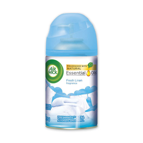 Air Wick Freshmatic Ultra Automatic Spray Refill  Fresh Linen  Aerosol  5 89 oz (REC 82314)