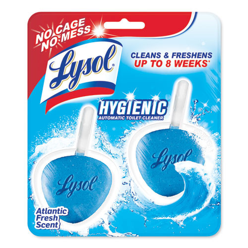 LYSOL Brand Hygienic Automatic Toilet Bowl Cleaner  Atlantic Fresh  2 Pack (REC 83721)