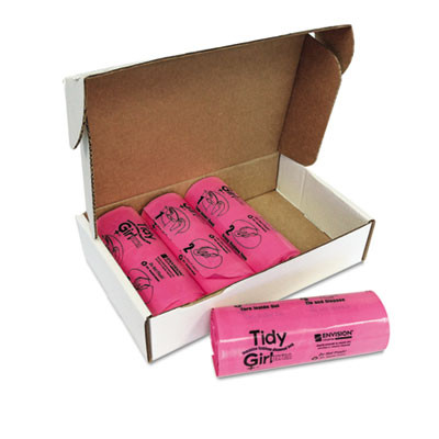 Tidy Girl Feminine Hygiene Sanitary Disposal Bags  4  x 10   Natural  600 Carton (STO TGUF)