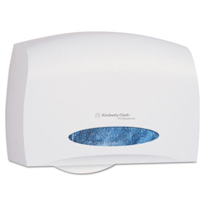 Scott Essential Coreless Jumbo Roll Tissue Dispenser 14 3 10 x 5 9 10 x 9 4 5 White (KCC 09603)
