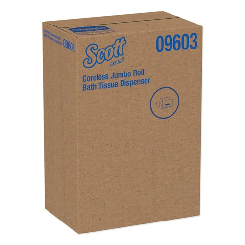 Scott Essential Coreless Jumbo Roll Tissue Dispenser 14 3 10 x 5 9 10 x 9 4 5 White (KCC 09603)
