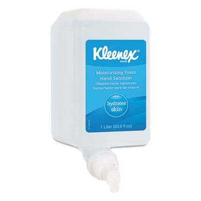 Scott Pro Moisturizing Foam Hand Sanitizer  1000mL  Clear  6 Carton (KCC 91560)