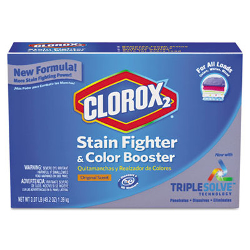 Clorox 2 Stain Remover and Color Booster Powder  Original  49 2 oz Box  4 Carton (CLO 03098)