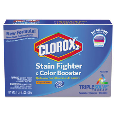 Clorox 2 Stain Remover and Color Booster Powder  Original  49 2 oz Box  4 Carton (CLO 03098)