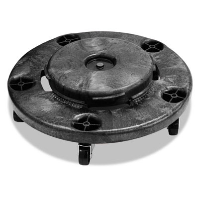 Boardwalk Refuse Container Utility Dolly  300 lb Capacity  22  Diameter  Gray (UNS DOLLY)