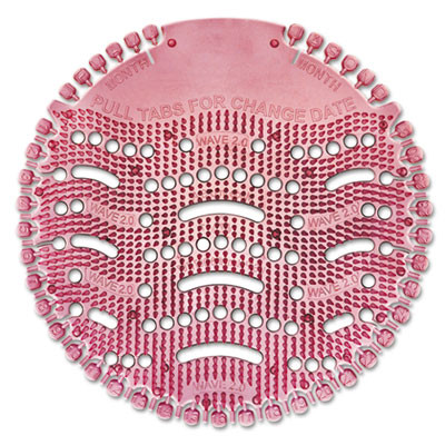 Fresh Products Wave 3D Urinal Deodorizer Screen  Red  Spiced Apple Fragrance  10 Screens Box (FRS 2WDS60 SAP)