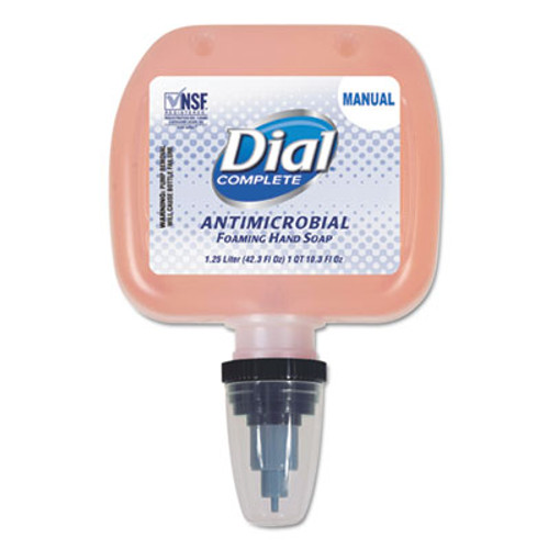 Dial Professional Antimicrobial Foaming Hand Wash  Original  1 25L  Cassette Refill  3 Carton (DIA 05067)