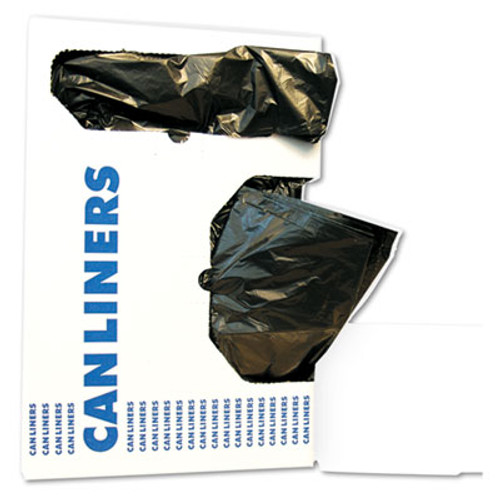 Boardwalk Low-Density Waste Can Liners  10 gal  0 35 mil  24  x 23   Black  500 Carton (BWK 2423L)
