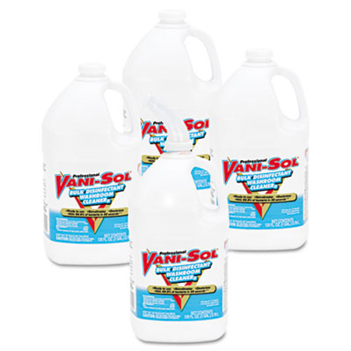 Professional VANI-SOL Bulk Disinfectant Washroom Cleaner  1 gal Bottle  4 Carton (REC 00294)