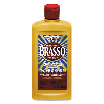 BRASSO Metal Surface Polish  8 oz Bottle (REC 89334)