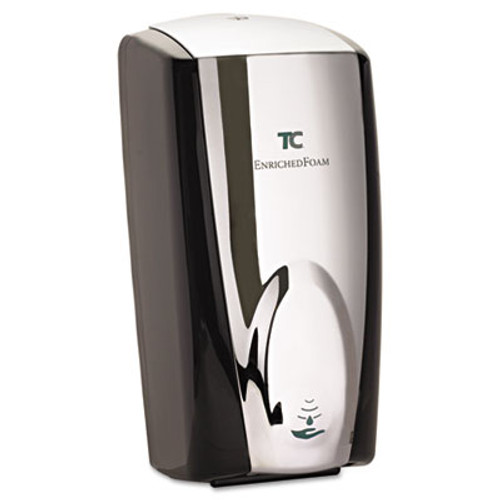 Rubbermaid Commercial AutoFoam Touch-Free Dispenser  1100 mL  5 2  x 5 25  x 10 9   Black Chrome (TEC 750411)