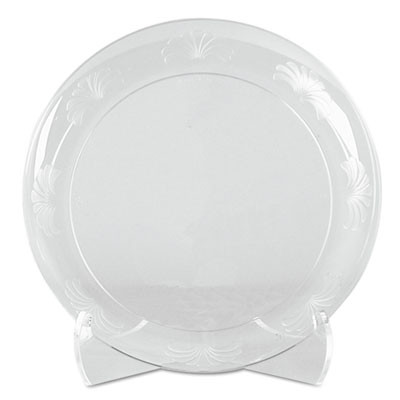 WNA Designerware Plates  Plastic  6   Clear  18 PK  10 PK CT (WNA DWP6180)