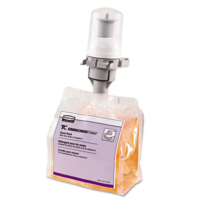 Rubbermaid Commercial Enriched-Foam Soap Refill  1300mL  Vanilla White Peach  3 Carton (TEC 3486571)
