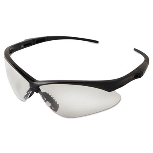 KleenGuard Nemesis Safety Glasses  Black Frame  Clear Lens (KCC 25676)