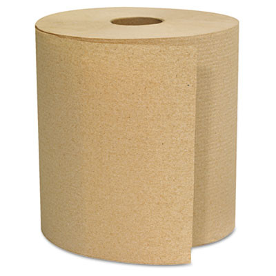 GEN Hardwound Towels  Brown  1-Ply  Brown  800ft  6 Rolls Carton (GEN 1825)