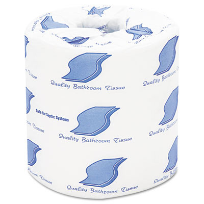 GEN Bath Tissue  Septic Safe  2-Ply  White  420 Sheets Roll  96 Rolls Carton (GEN 800)