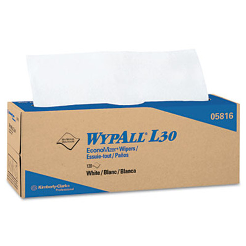 WypAll L30 Towels  POP-UP Box  9 4 5 x 16 2 5  120 Box  6 Boxes Carton (KCC 05816)