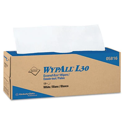 WypAll L30 Towels  POP-UP Box  9 4 5 x 16 2 5  120 Box  6 Boxes Carton (KCC 05816)