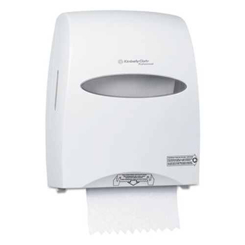 Kimberly-Clark Professional* Sanitouch Hard Roll Towel Dispenser  12 63 100w x 10 1 5d x 16 13 100h  White (KCC 09995)
