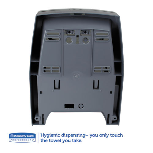 Kimberly-Clark Professional* Sanitouch Hard Roll Towel Dispenser  12 63 100w x 10 1 5d x 16 13 100h  Smoke (KCC 09996)