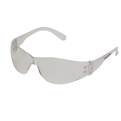 MCR Safety Checklite Safety Glasses  Clear Frame  Anti-Fog Lens (MCR CL110AF)