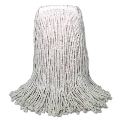 Boardwalk Banded Mop Head  Cotton  Cut-End  White  16oz  12 Carton (BWK CM20016)
