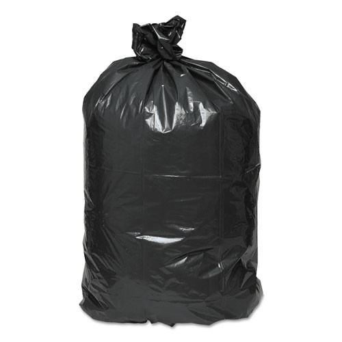 Classic Linear Low-Density Can Liners  60 gal  0 9 mil  38  x 58   Black  100 Carton (WEB 385822G)