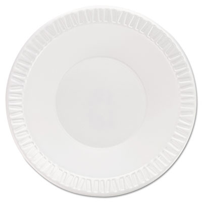 Dart Quiet Classic Laminated Foam Dinnerware Bowls  10-12 Oz  White  125 Pk (DCC 12BWWQR)