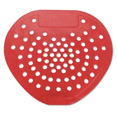 HOSPECO Health Gards Vinyl Urinal Screen  7 3 4 w x 6 7 8 h  Red  Cherry  Dozen (HOS 03901)