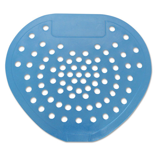 HOSPECO Health Gards Vinyl Urinal Screen  7 3 4 w x 6 7 8 h  Blue  Mint  Dozen (HOS 03904)