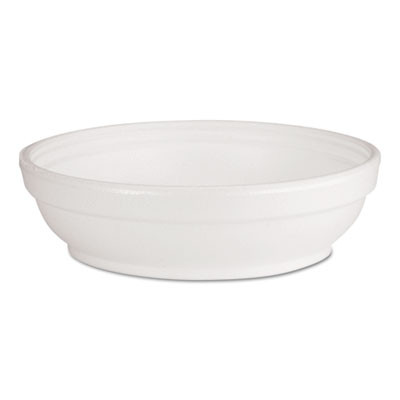 Dart Insulated Foam Bowls  5 oz  White  50 Pack  20 Packs Carton (DCC 5B20)