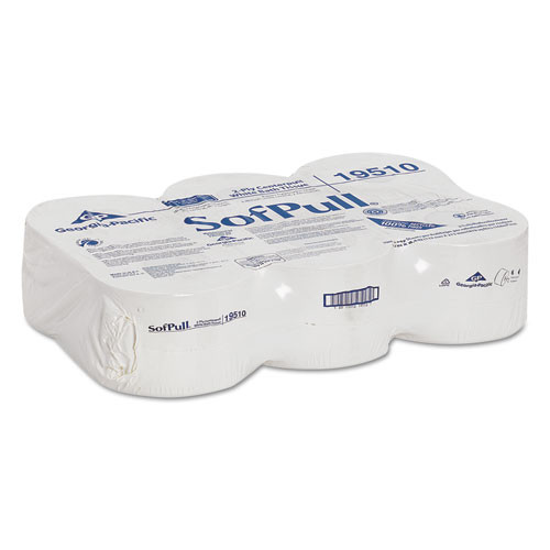 Georgia Pacific Professional High Capacity Center Pull Tissue  Septic Safe  2-Ply  White  1000 Sheets Roll  6 Rolls Carton (GPC 195-10)