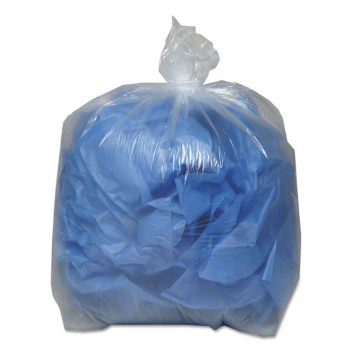 Boardwalk Low Density Repro Can Liners  60 gal  1 4 mil  38  x 58   Clear  100 Carton (BWK 537)