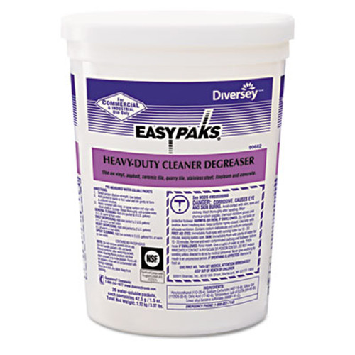Easy Paks Heavy-Duty Cleaner Degreaser  1 5 oz Packet  36 Tub  2 Tubs Carton (DVO 90682)