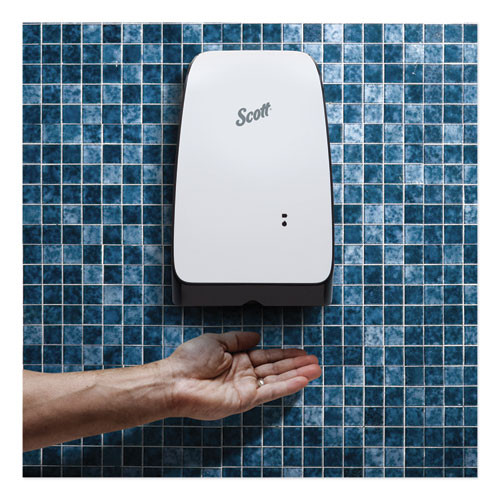 Scott Electronic Skin Care Dispenser  1200 mL  7 3  x 4  x 11 7   White (KCC 32499)