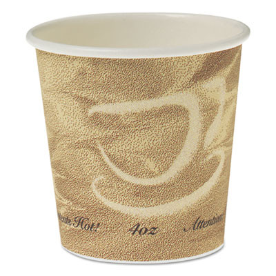 Dart Single Sided Poly Paper Hot Cups  4 OZ  Mistique design (SCC 374MS)